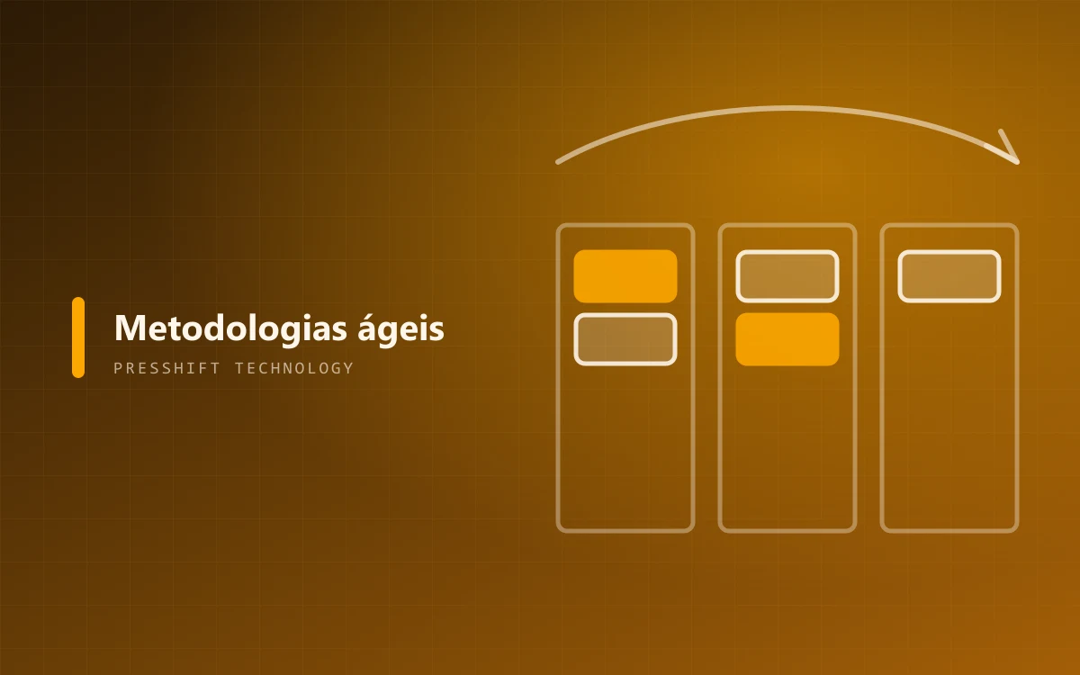 Ilustração de colunas de sprint com cartões a avançar
